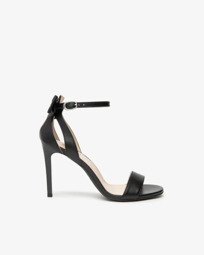 Nero Giardini leather stiletto sandal styled at Lejose Fashion House