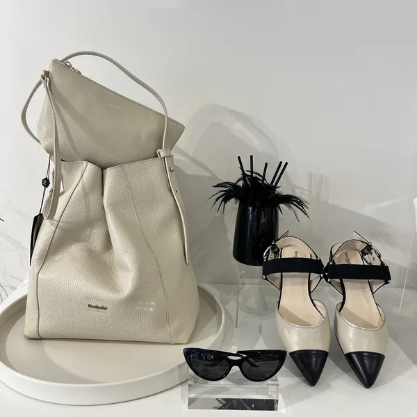 Nero Giardini heels, clutch and sunglasses styled at Lejose Fashion House