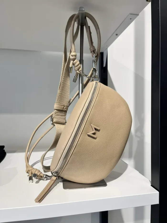 Structured crossbody bag styled at Lejose Fashion House