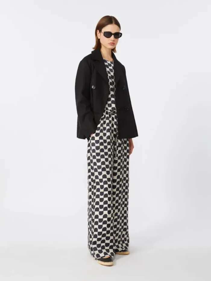 Marella wide-leg printed trousers at Lejose Fashion House